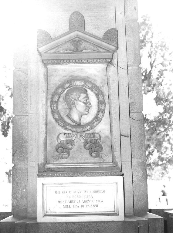 monumento funebre - a edicola, opera isolata di Cevasco Giovanni Battista (sec. XIX)