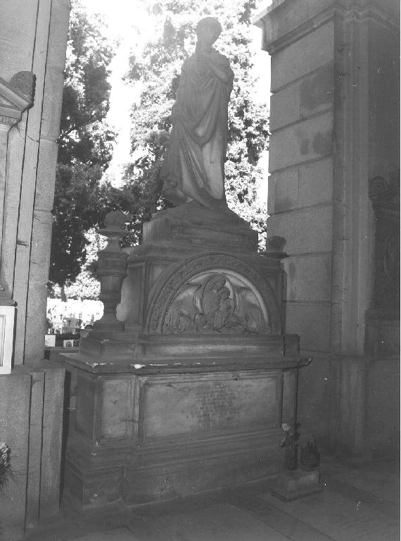figura allegorica femminile (monumento funebre, opera isolata) di Villa Giovanni Battista (sec. XIX)