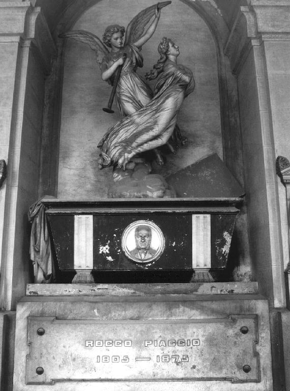 angelo custode (monumento funebre, opera isolata) di Fabiani Federico (sec. XIX)