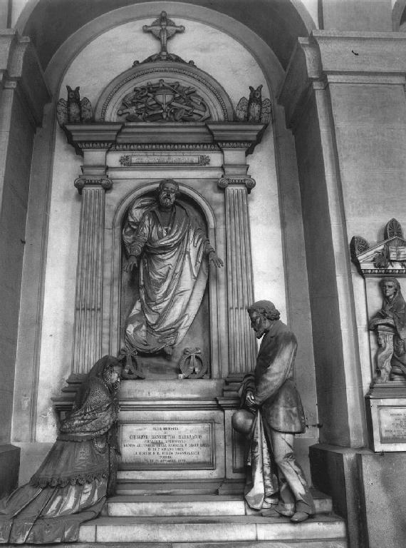 FAMIGLIARI DOLENTI (monumento funebre, opera isolata) di Moreno Giacomo (sec. XIX)