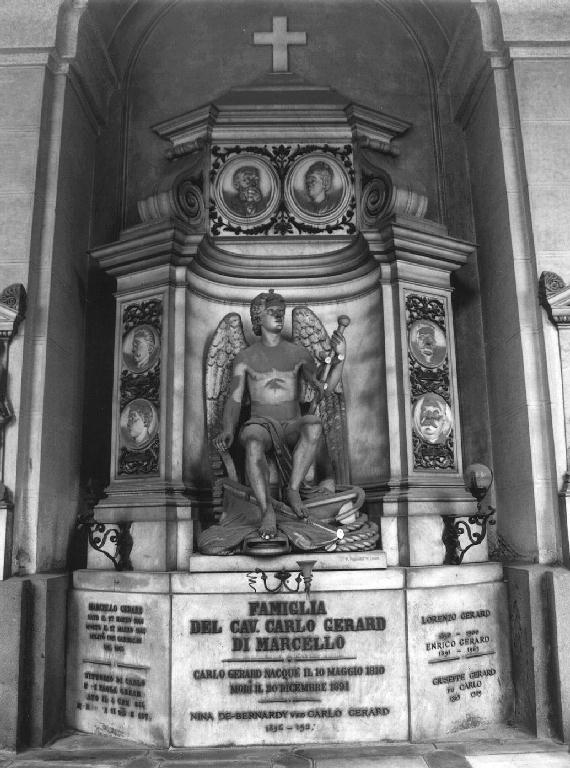 angelo (monumento funebre, opera isolata) di Fabiani Federico (sec. XIX)