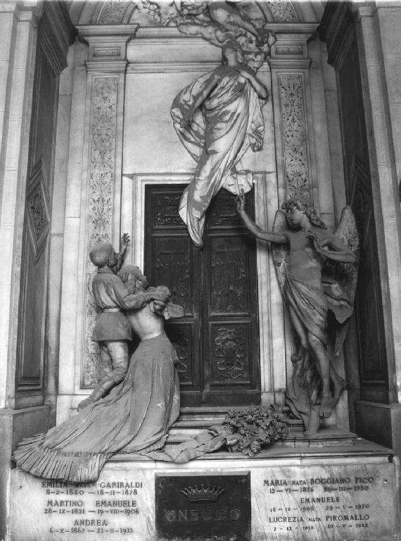 ANIMA CHE VOLA IN CIELO (monumento funebre, opera isolata) di Rota Antonio (sec. XIX)