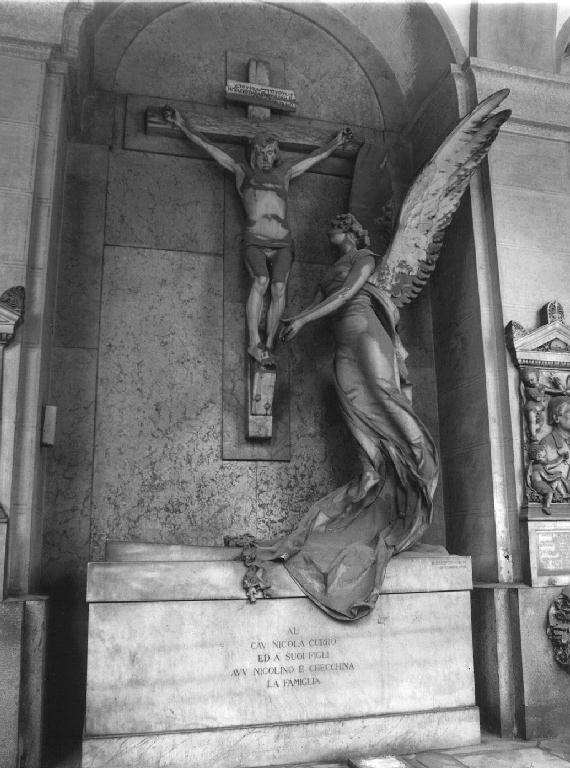 Cristo crocifisso (monumento funebre, opera isolata) di Paernio Demetrio (ultimo quarto sec. XIX)