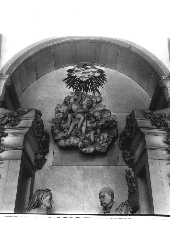 FIGURE CONIUGI (monumento funebre, opera isolata) di Carli Domenico (fine/inizio secc. XIX/ XX)