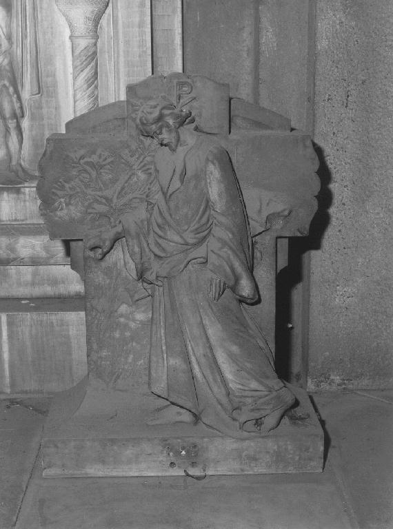 Orazione di Cristo nell'orto di Getsemani (rilievo, opera isolata) - bottega genovese (ultimo quarto sec. XIX)