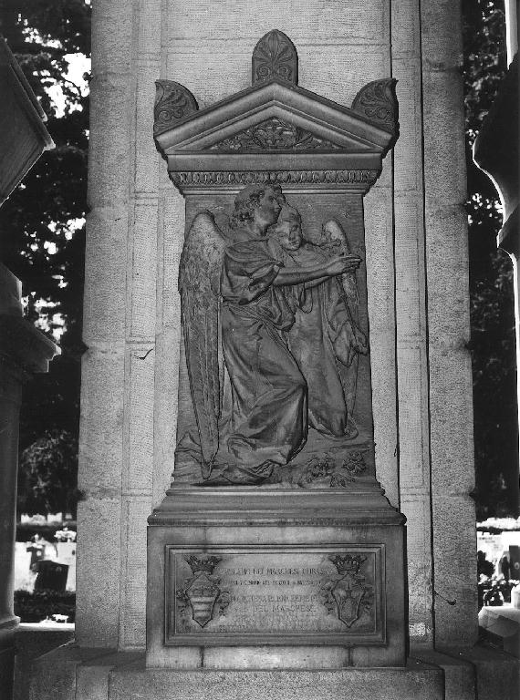 angelo orante (monumento funebre - a edicola, opera isolata) di Scanzi Giovanni (sec. XIX)