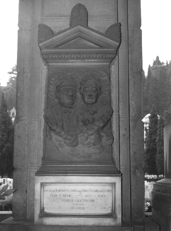 monumento funebre - a edicola, opera isolata di Saccomanno Santo (fine/inizio secc. XIX/ XX)