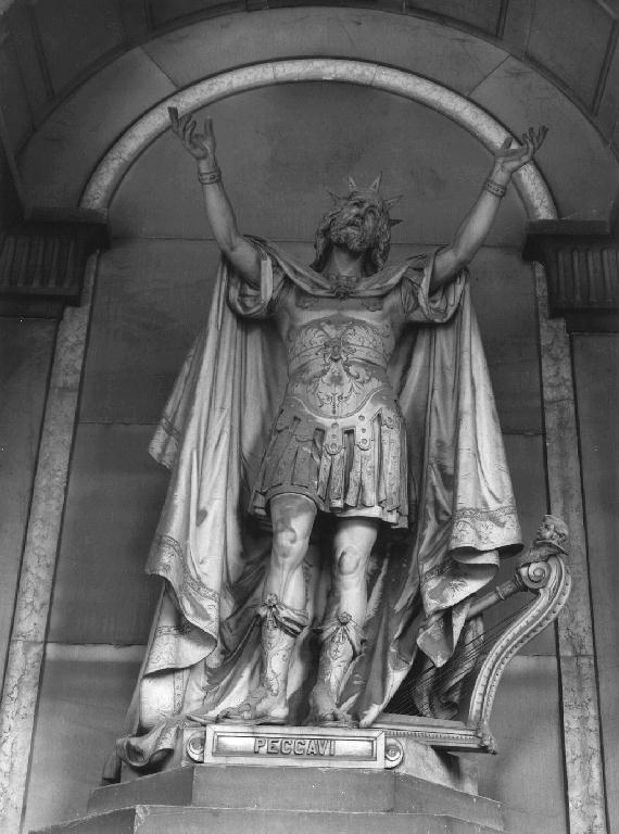 re Davide (monumento funebre, opera isolata) - bottega genovese (sec. XIX)