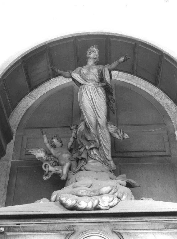 figura allegorica femminile (monumento funebre, opera isolata) di Carli Domenico (sec. XIX)