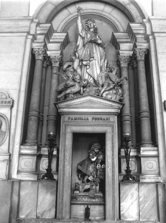 figura allegorica femminile (monumento funebre, opera isolata) di Carli Domenico (sec. XIX)