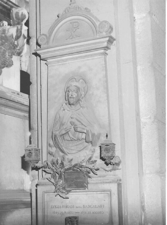 Sacro Cuore di Gesù (monumento funebre - a edicola, opera isolata) di Fabiani Federico (sec. XIX)
