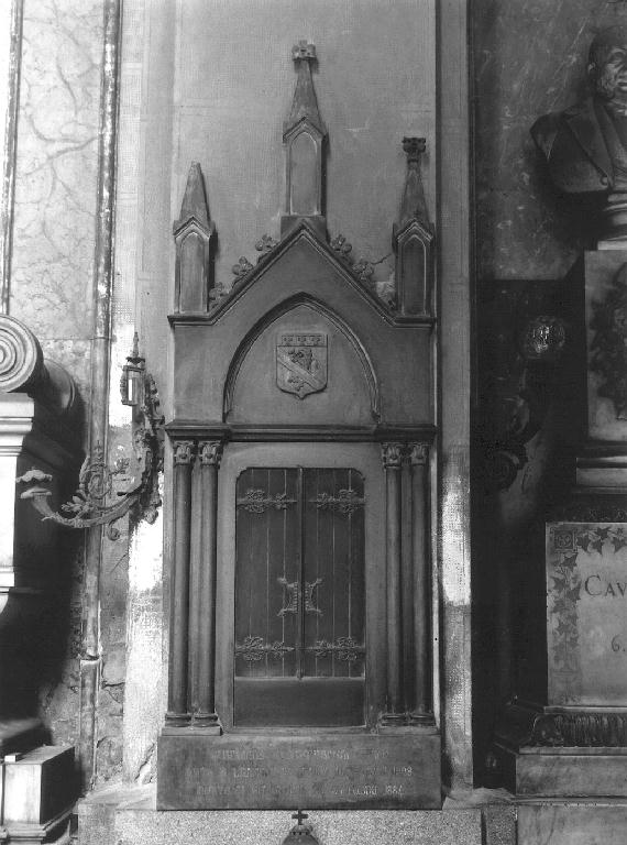 architettura (monumento funebre - a tempietto, opera isolata) di Saccomanno Santo (sec. XIX)