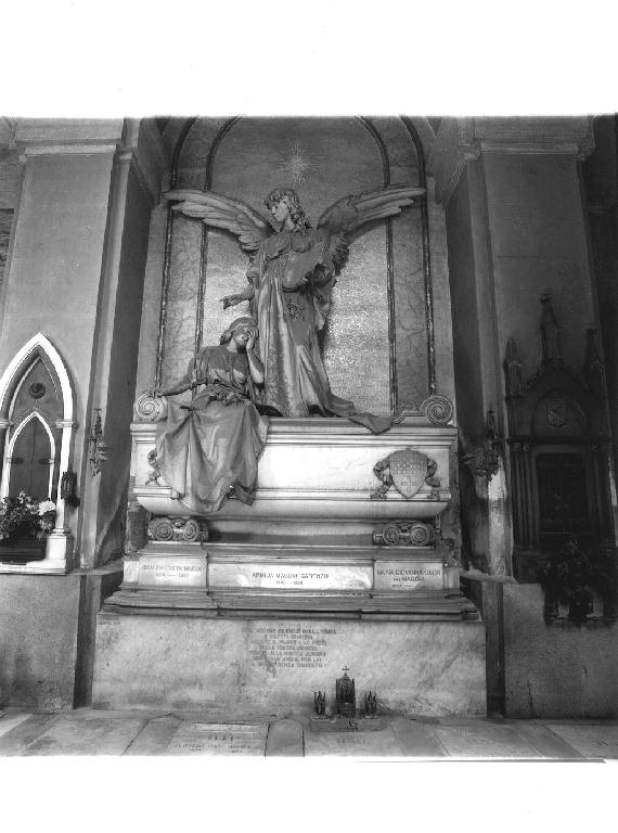 angelo (monumento funebre, opera isolata) di Navone Giuseppe (sec. XIX)