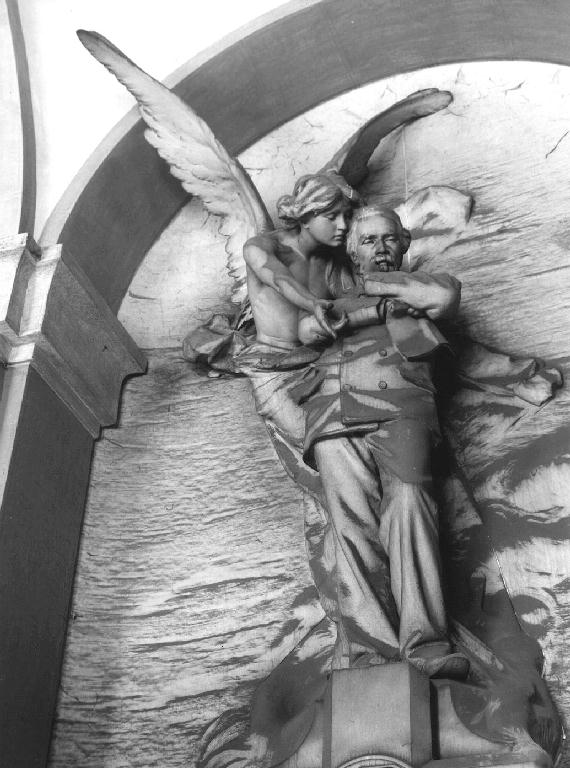 figura maschile (monumento funebre, opera isolata) di Massa Lorenzo (sec. XIX)