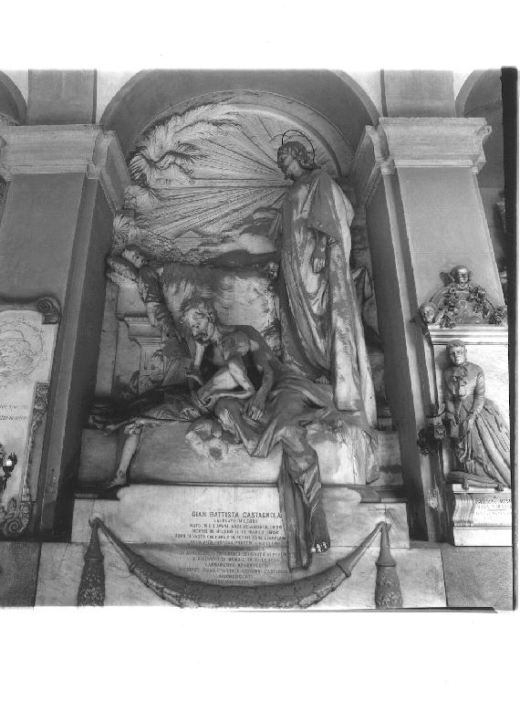 Cristo (monumento funebre, opera isolata) di Brizzolara Luigi (sec. XX)