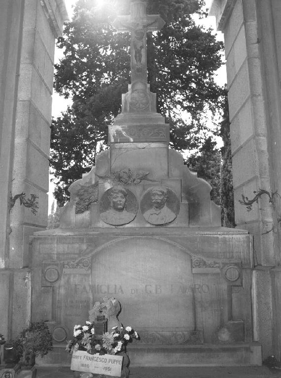 monumento funebre, opera isolata - bottega genovese (sec. XX)
