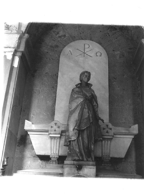 figura femminile (monumento funebre, opera isolata) di Beltrami Luigi (sec. XX)