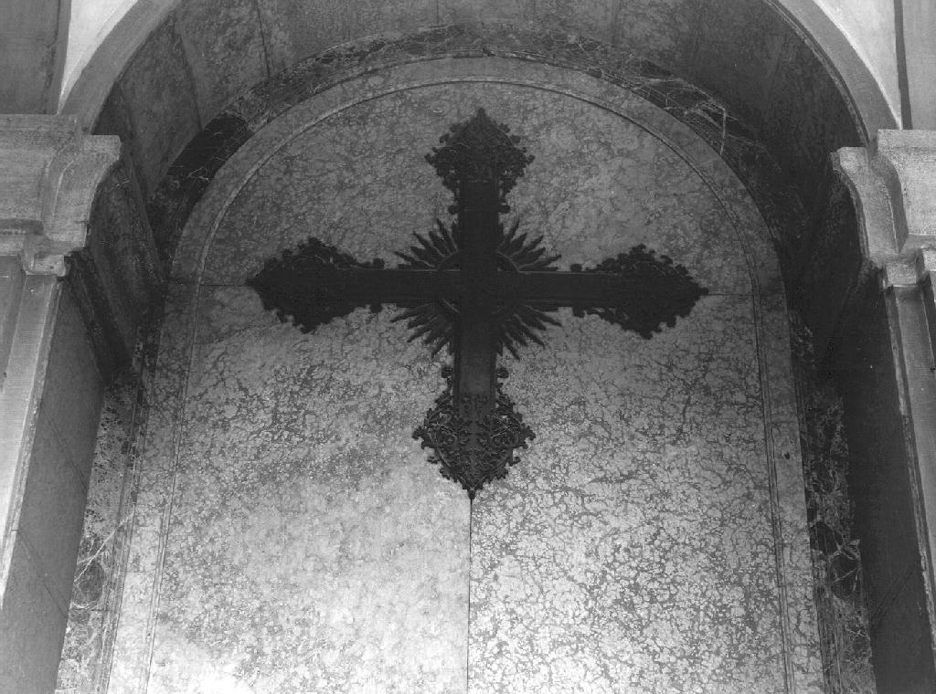 croce tombale, opera isolata - bottega genovese (fine sec. XIX)
