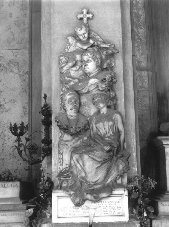 monumento funebre, opera isolata di Clerici Attilio (fine sec. XIX)
