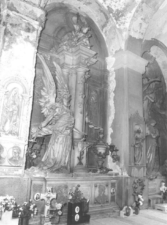 allegoria della Giustizia (monumento funebre, opera isolata) di Bottega Centenaro (sec. XIX)