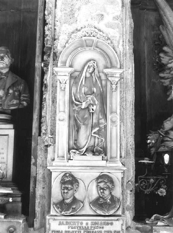 RITRATTO DI FRATELLI (monumento funebre, opera isolata) di Vergassola Paolo (sec. XIX)