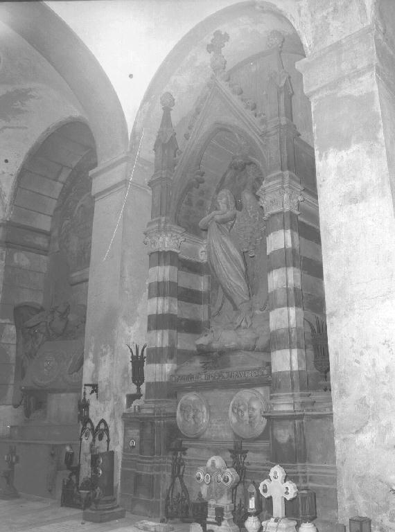 angelo orante (monumento funebre, opera isolata) di De Barbieri Paolo Enrico (sec. XIX)