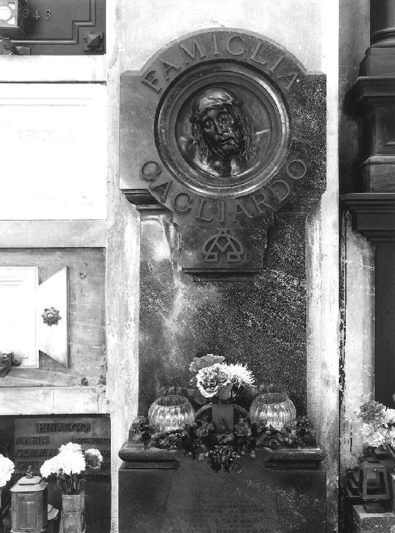 Cristo coronato di spine (monumento funebre, opera isolata) di Rapallino (sec. XX)