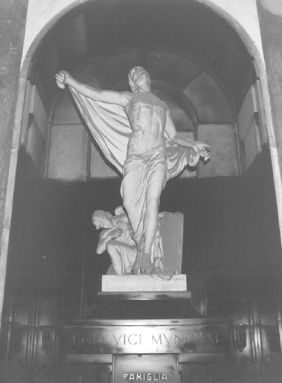 resurrezione di Cristo (monumento funebre, opera isolata) di Noris Amedeo (sec. XX)