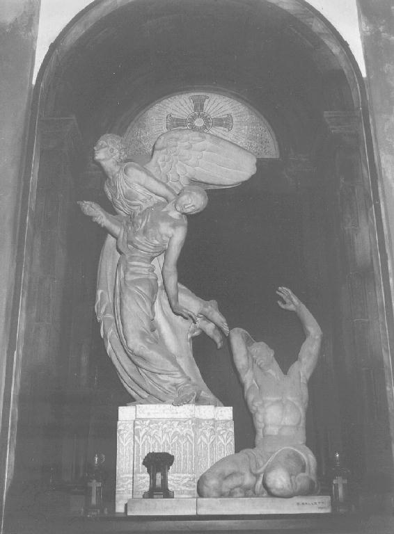 angelo custode (monumento funebre, opera isolata) di Galletti Guido (sec. XX)