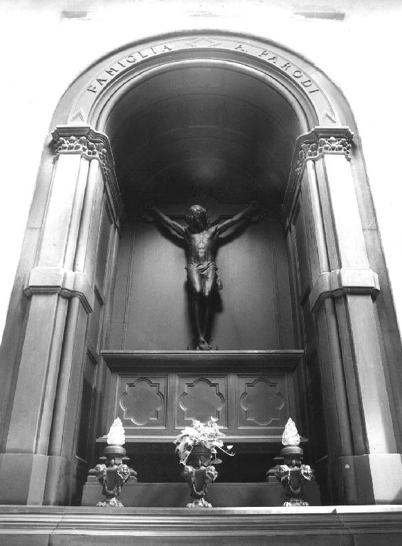 CRISTO CROCIFISSO (monumento funebre, opera isolata) - ambito ligure (primo quarto sec. XX)