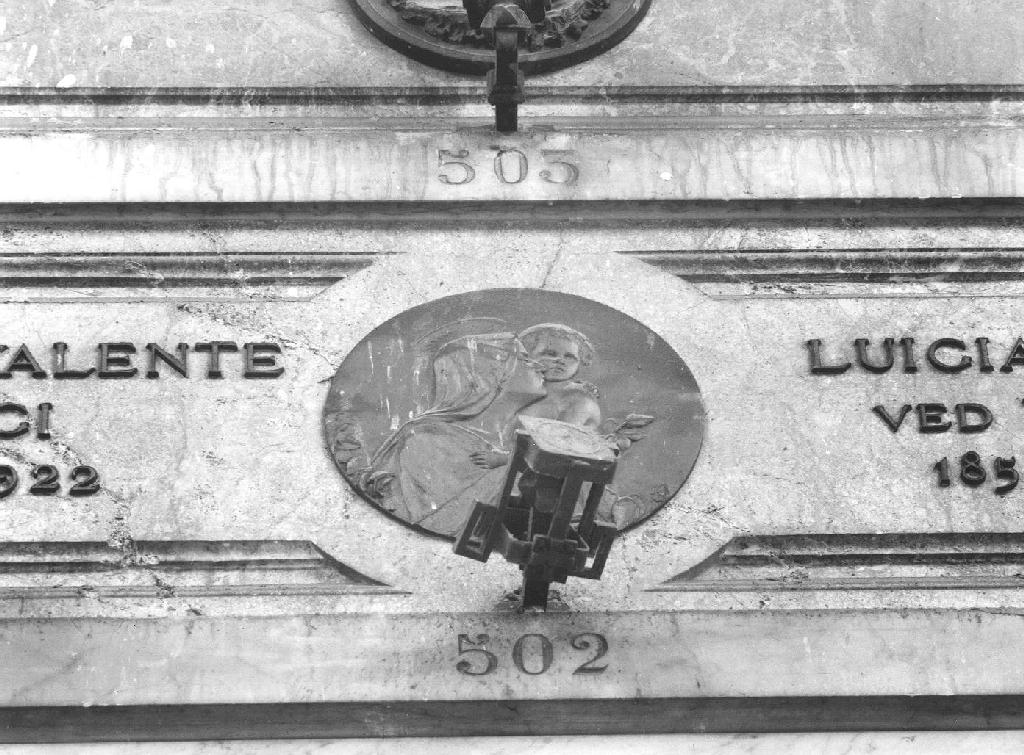 Madonna con Bambino (monumento funebre, opera isolata) - ambito ligure (secondo quarto sec. XX)