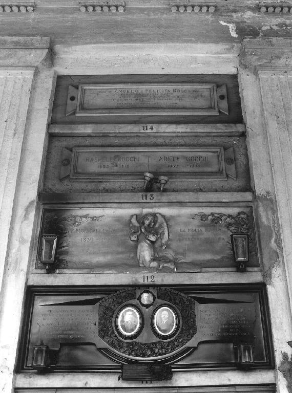 angelo orante (monumento funebre, opera isolata) di Toso Onorato (sec. XX)