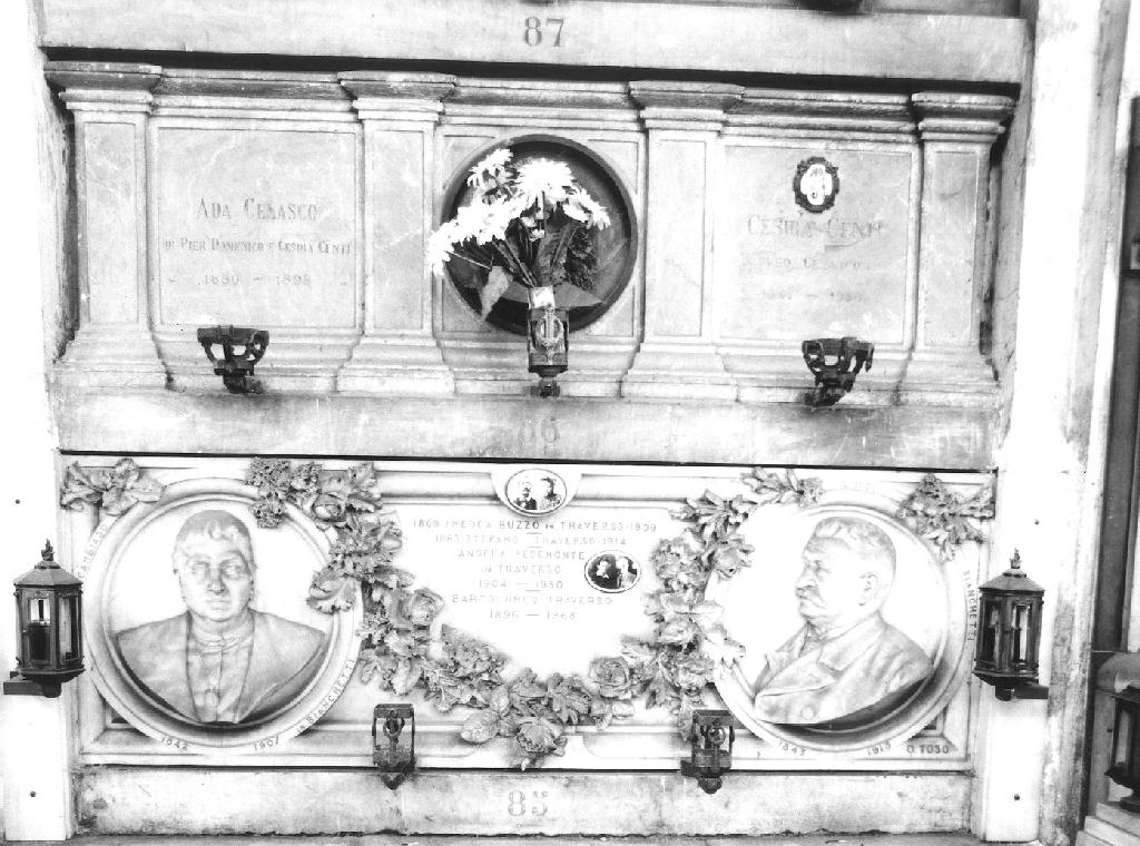 monumento funebre, opera isolata di Toso Onorato (sec. XX)