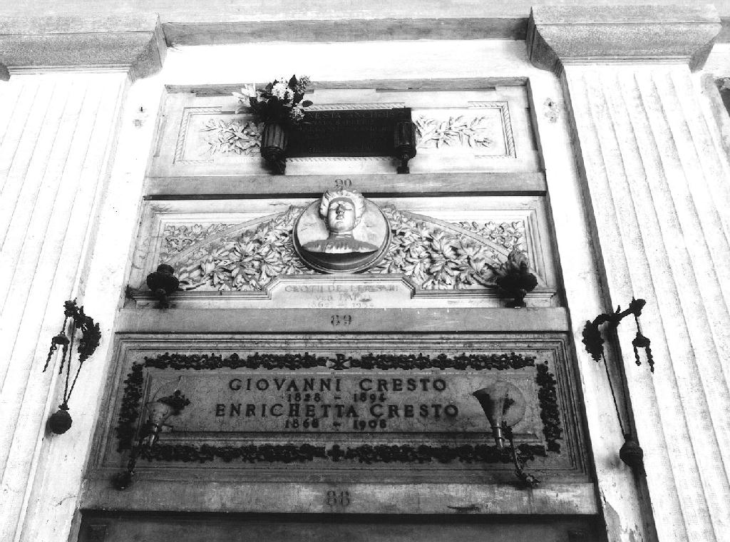 ritratto di donna (monumento funebre, opera isolata) di Razeti Domenico (sec. XX)