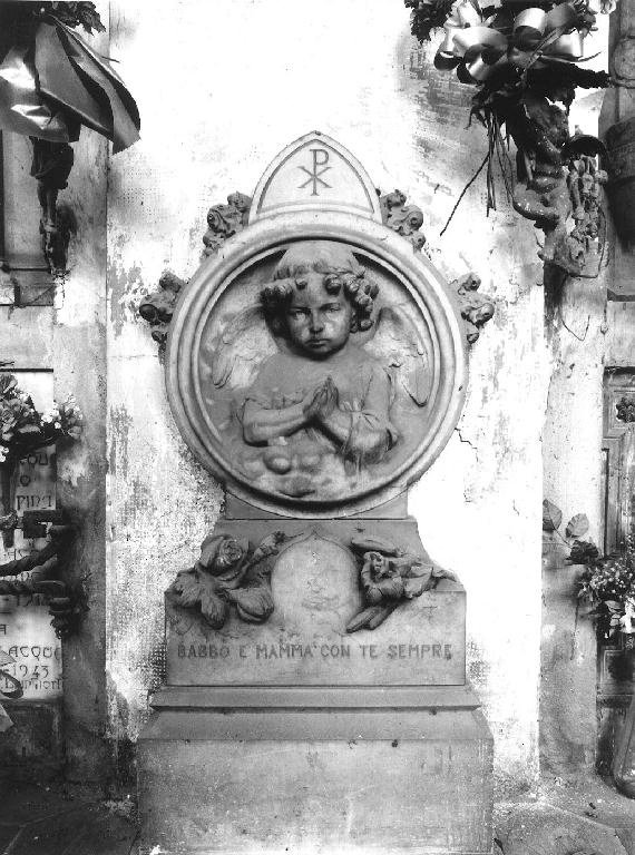 angioletto (monumento funebre, opera isolata) di Canessa Achille (fine/inizio secc. XIX/ XX)