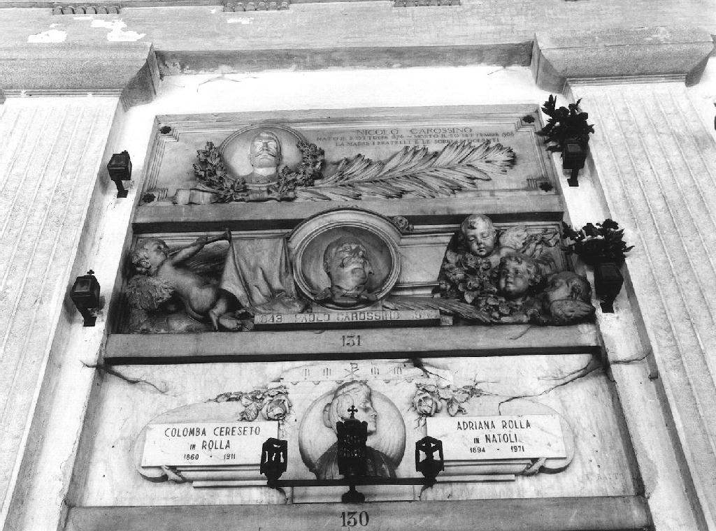 ritratto d'uomo (monumento funebre, opera isolata) di Noris Amedeo (sec. XX)