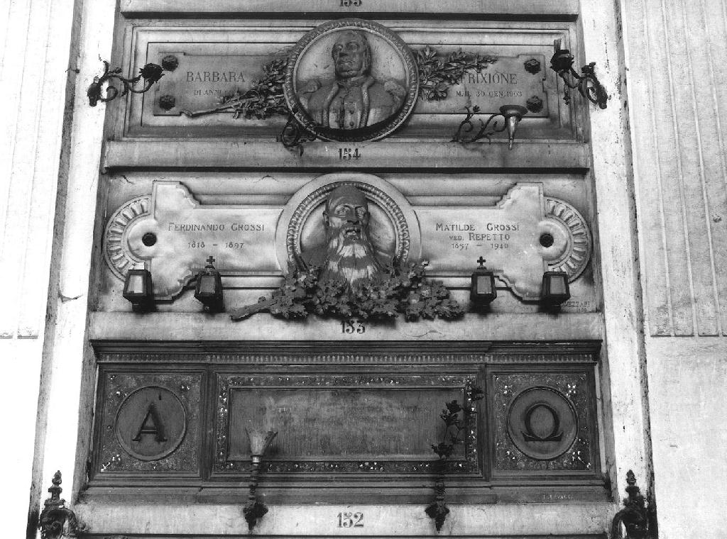 monumento funebre, opera isolata di Lavezzari Vittorio (sec. XIX)