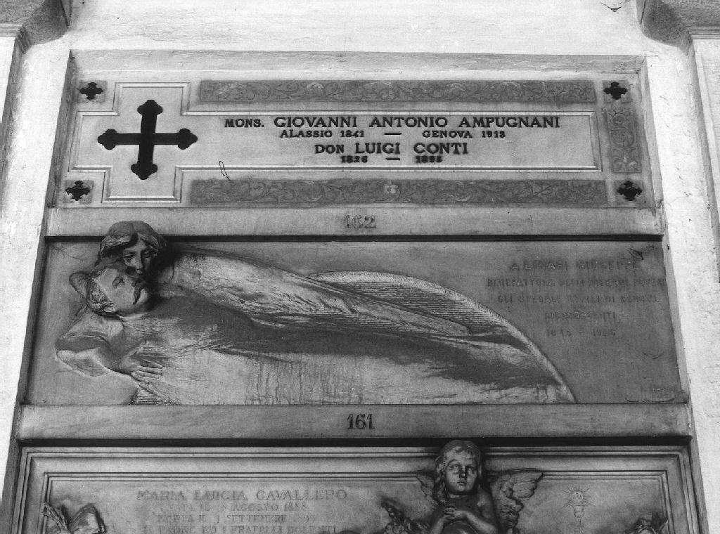 figura maschile distesa (monumento funebre, opera isolata) di Massa Lorenzo (sec. XX)