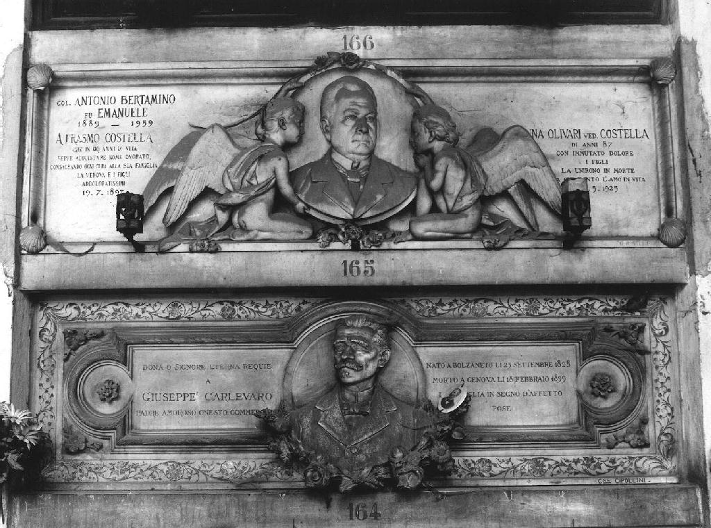 ritratto d'uomo (monumento funebre, opera isolata) di Cipollini Giovanni (sec. XIX)