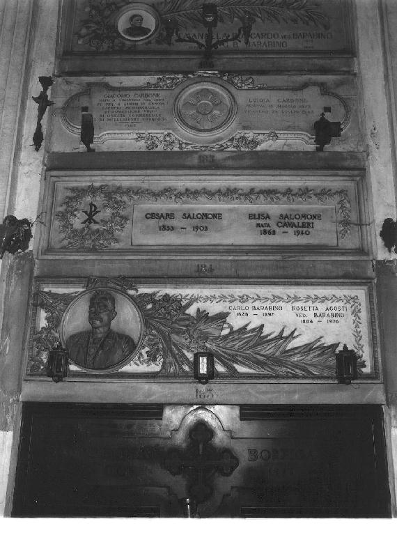 ritratto d'uomo (monumento funebre, opera isolata) di Cipollini Giovanni (sec. XIX)