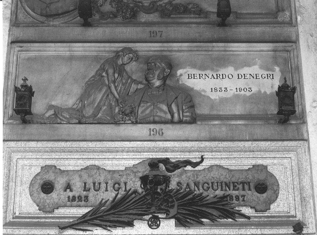 monumento funebre, opera isolata di Sclavi Ettore (sec. XX)