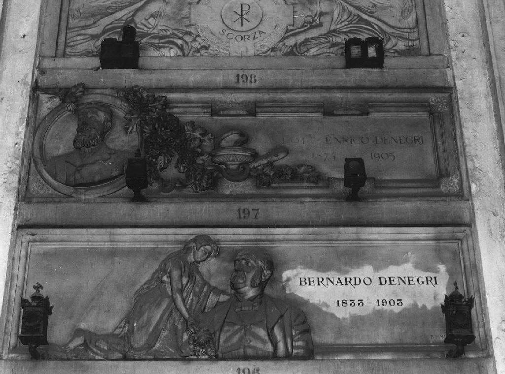 ritratto di medico (monumento funebre, opera isolata) di Toso Onorato (sec. XX)