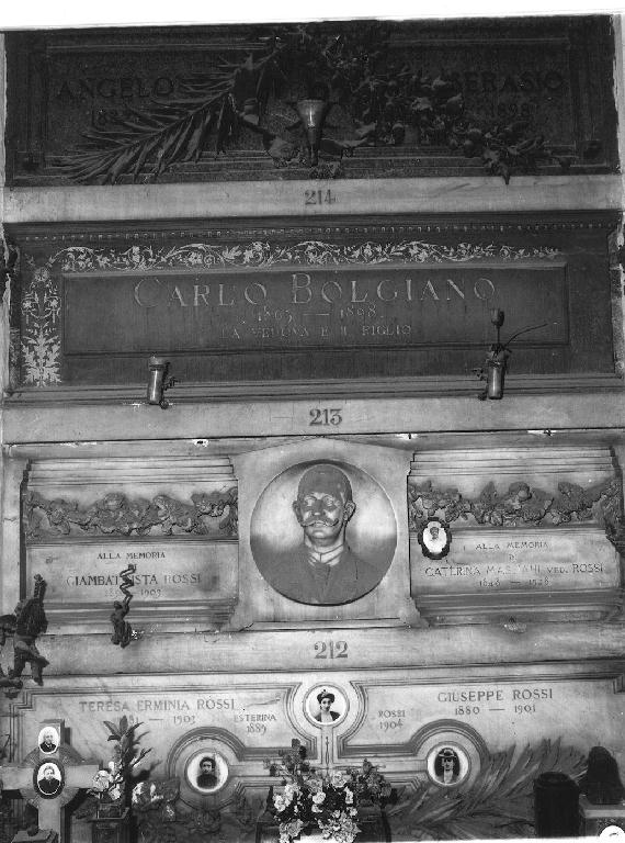 ritratto d'uomo (monumento funebre, opera isolata) di Paernio Demetrio (sec. XX)