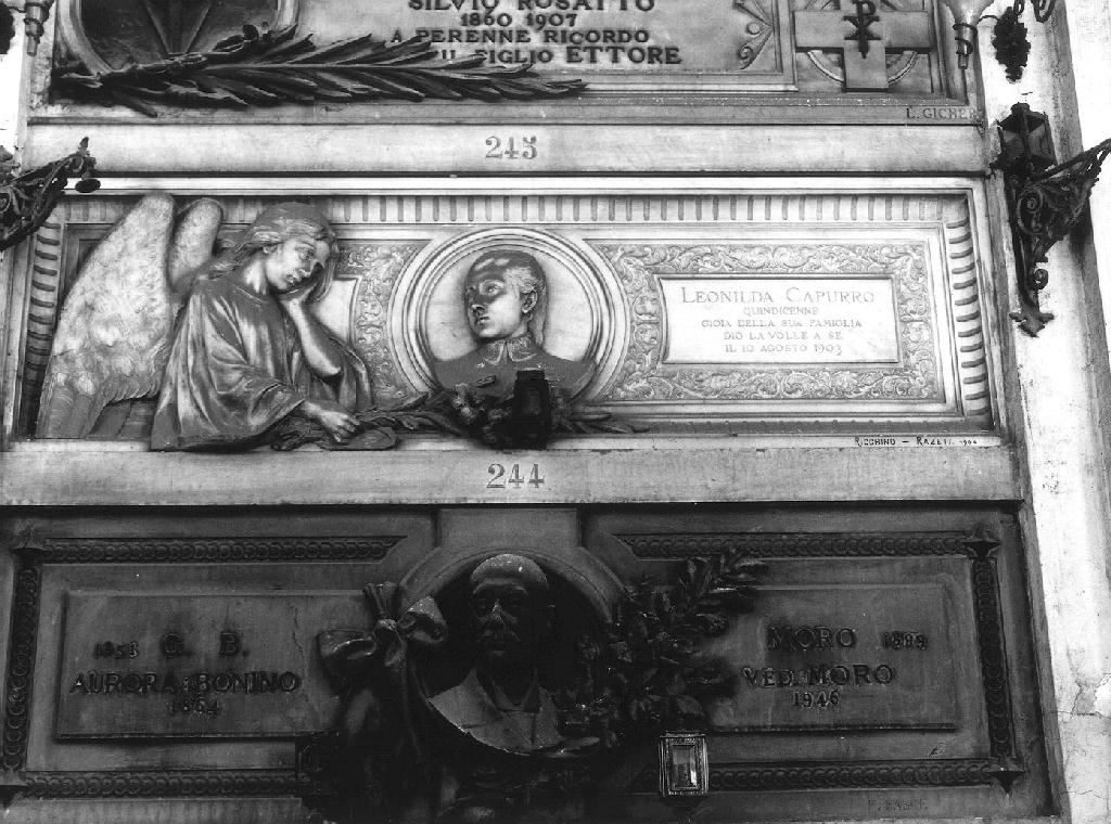 monumento funebre, opera isolata di Ricchino Antonio, Razeti Domenico (sec. XX)
