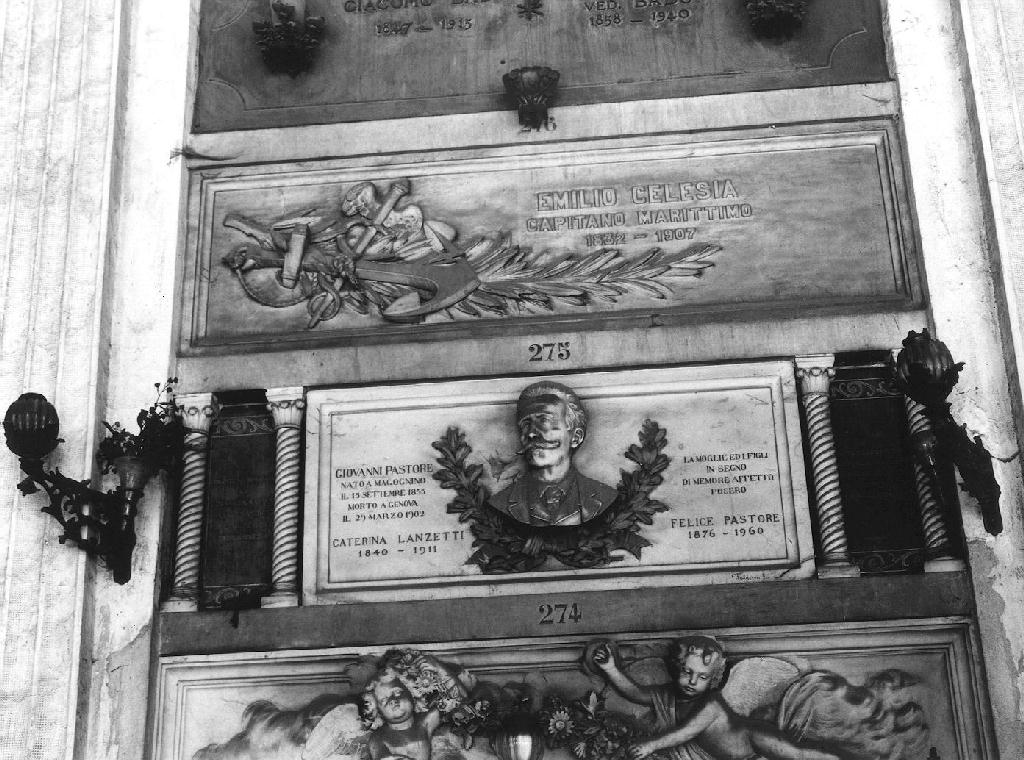 ritratto d'uomo (monumento funebre, opera isolata) di Fabiani Federico (sec. XX)