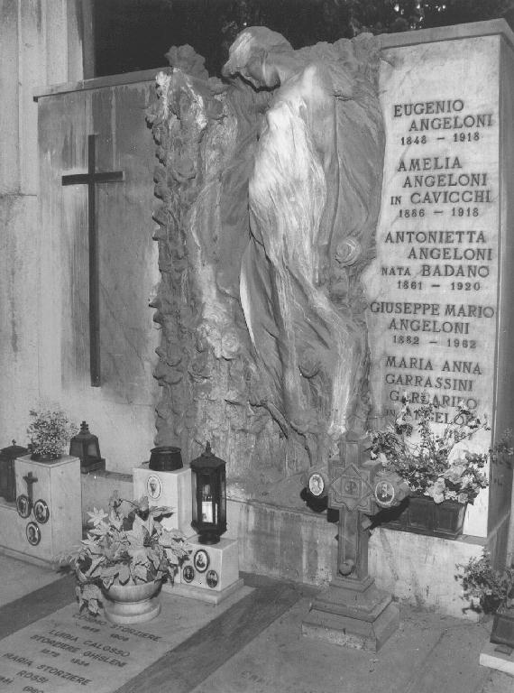 figura allegorica femminile (monumento funebre, opera isolata) - ambito ligure (primo quarto sec. XX)