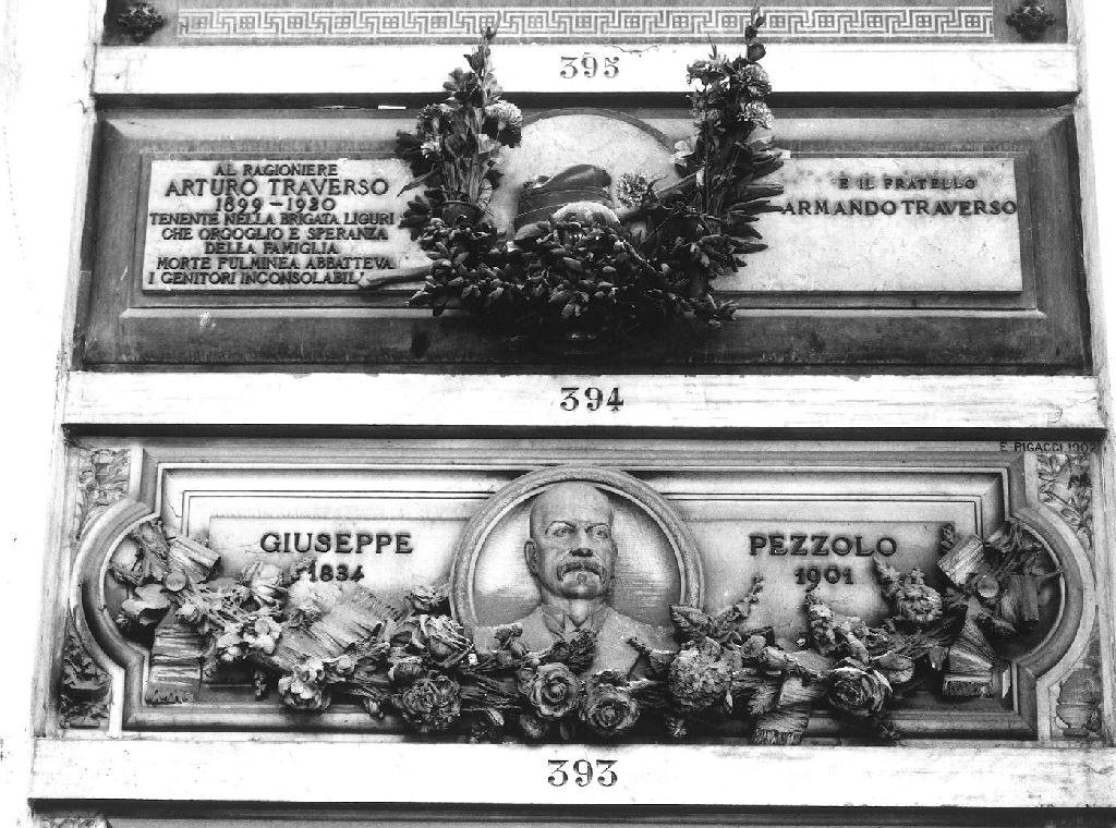 ritratto d'uomo (monumento funebre, opera isolata) di Rigacci Ezio (sec. XX)