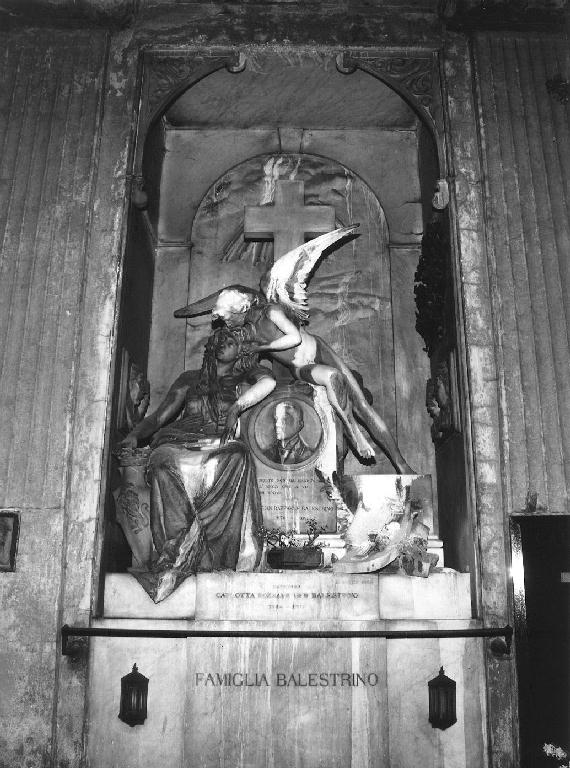 figura allegorica femminile (monumento funebre, opera isolata) di Fasce Francesco Giovanni (sec. XX)