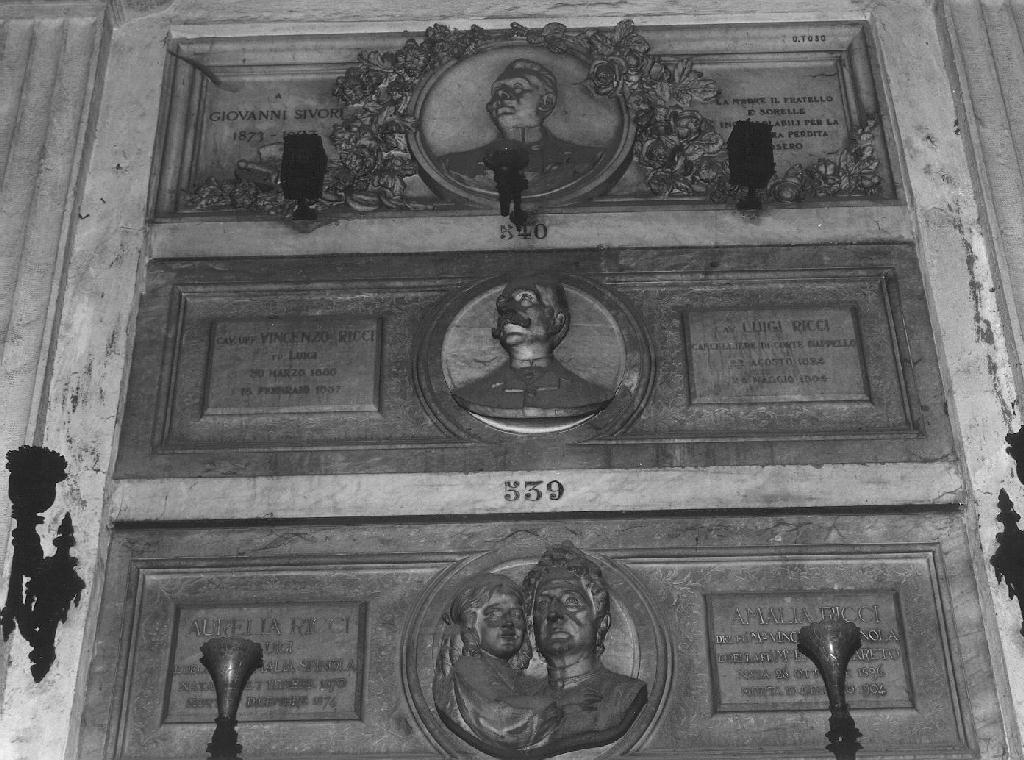 ritratto d'uomo (monumento funebre, opera isolata) di Razeti Domenico (sec. XX)