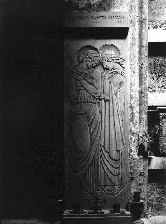 figure femminili (monumento funebre, opera isolata) di Bassano Salvatore detto Mastro Ave (sec. XX)